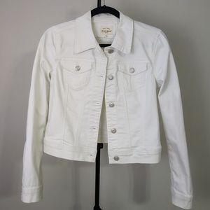 White Denim Jacket - Wax Jean - Charlotte Russe